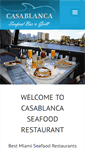 Mobile Screenshot of casablancaseafood.com